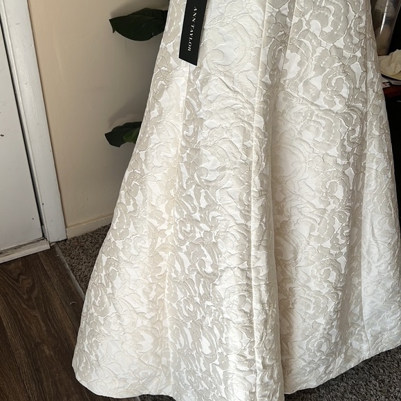 Ann Taylor Strapless Ball Gown Wedding Dress - Picture 3 of 12